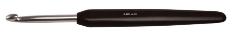 Крючок KnitPro 5 мм алюминиевый с ручкой  (30817)