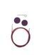 Кабель KnitPro 76 см для создания круговых спиц длиной 100 см фиолетовый (10503)