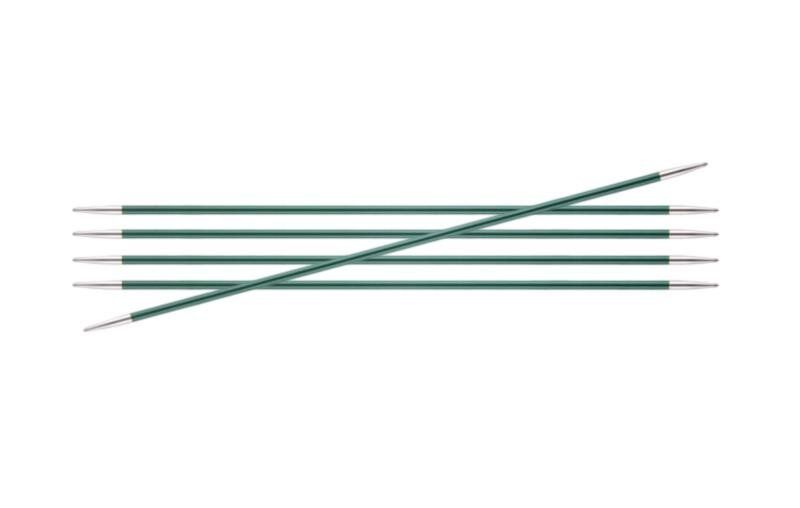 Спицы KnitPro 3 мм - 15 см Zing, чулочные (47005)