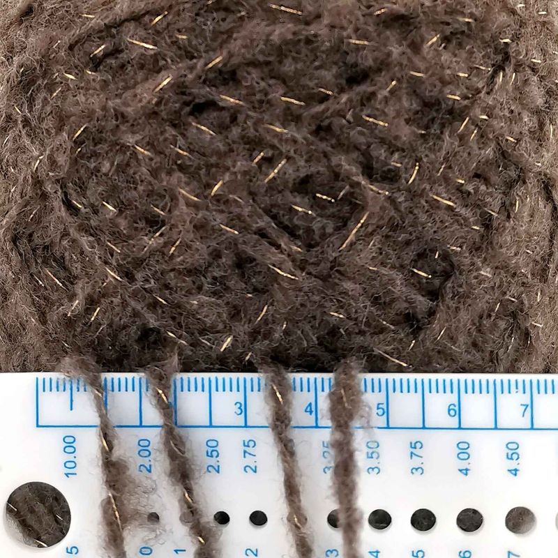 Пряжа з кашеміром і мериносом LETIZIA, коричневий, 100г (030801302)