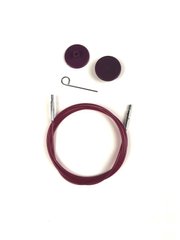 Кабель KnitPro 94 см для создания круговых спиц длиной 120 см фиолетовый (10504)