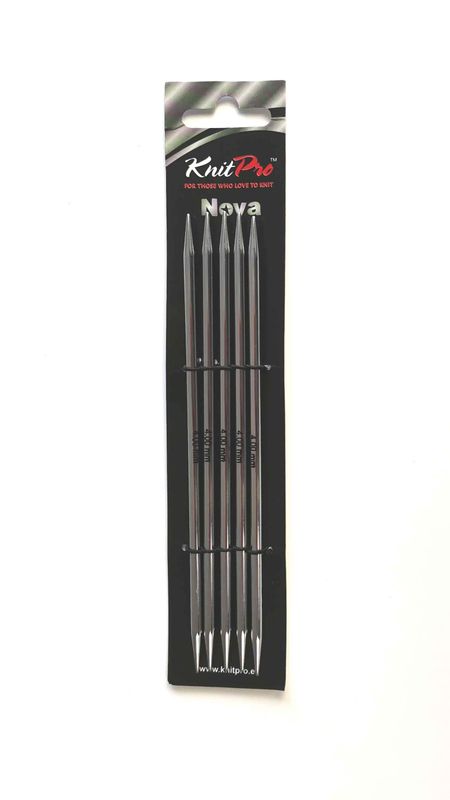 Спиці KnitPro 4.0 мм - 15 см Nova Metal панчішні (10121)