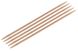 Спицы KnitPro 3.5 мм Basix Birch Wood чулочные деревянные (35115)