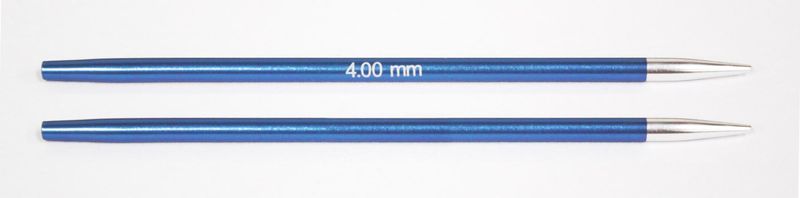 Спицы KnitPro 4.5 мм Zing, съемные (47504)