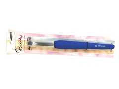 Крючок KnitPro 12.00 мм Waves, алюминиевый с ручкой (30919)