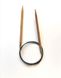Спицы круговые KnitPro 80 см, 6.5 мм Basix Birch Wood деревянные  (35333)