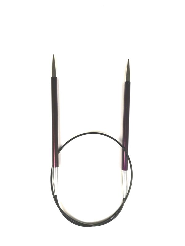 Спиці KnitPro 6.00 мм - 60 см Zing кругові (47103)
