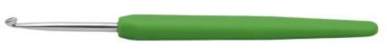 Крючок KnitPro 3.50 мм Waves, алюминиевый с ручкой (30907)