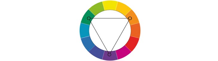 Триадная цветовая схема